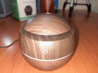 LED Colorful USB Intelligent Induction Wood Grain Humidifier