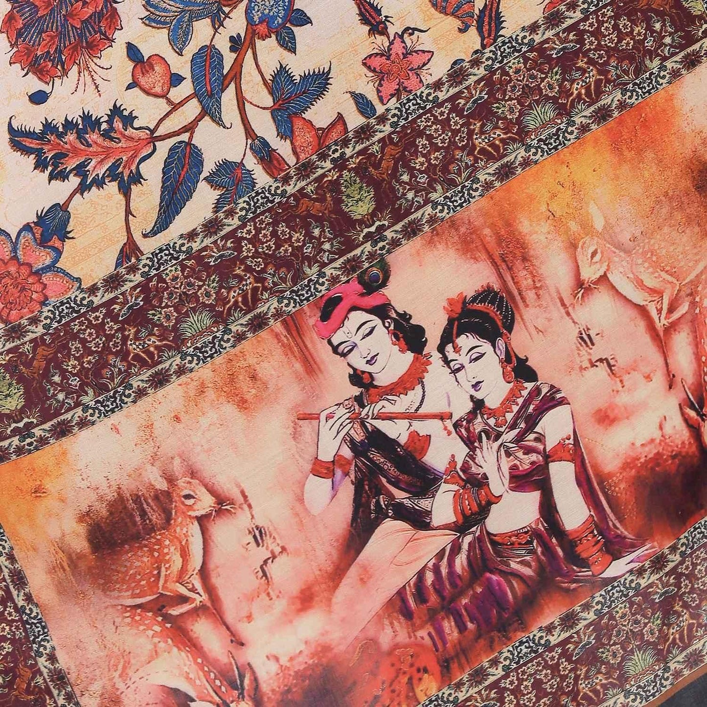 Kaizen Texo Fab Latest Cotton Silk Printed With Jhalar Dupatta
