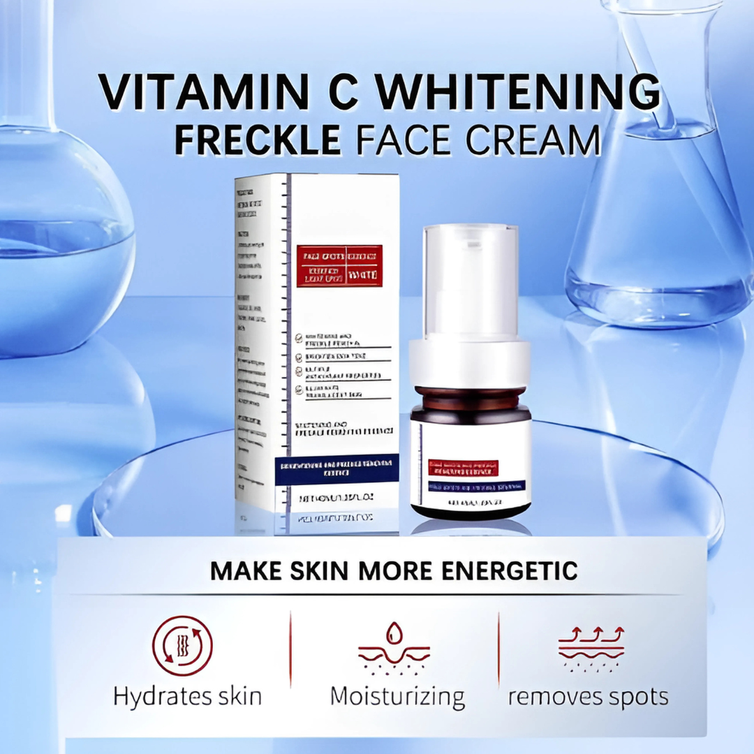 🔥Vitamin C Whitening Freckles Face Cream Remove Melasma Dark Spots Lighten Melanin