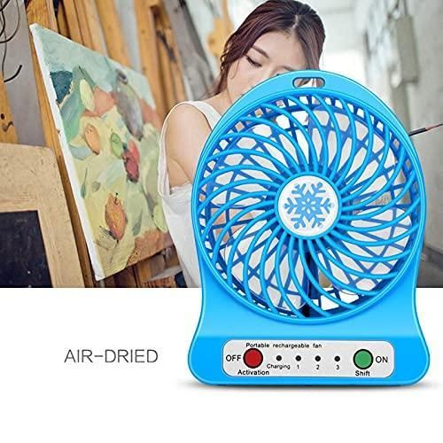 Portable Mini USB Fan 3-Level Speed Adjustable Electric Cooling Desktop Fan