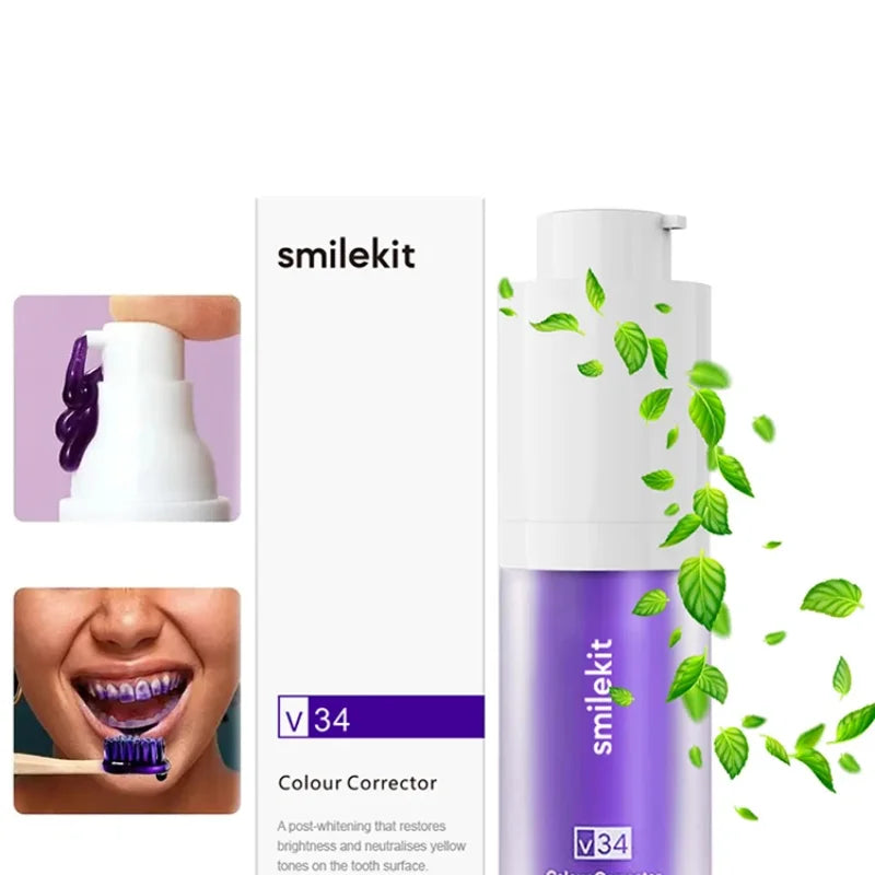 V34 SmileKit Whitening Toothpaste